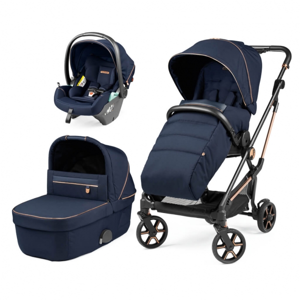 Коляска 3 в 1 Peg Perego Vivace Lounge Modular Special Edition Blue Shine