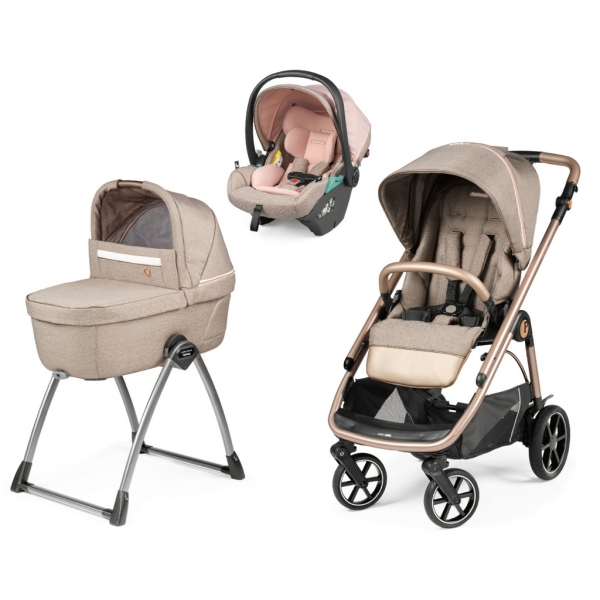 Коляска 3 в 1 Peg Perego Veloce Belvedere Lounge Mon Amour