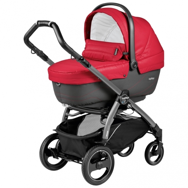 Коляска для новорожденных Peg Perego Book 51 S Navetta XL (шасси Jet) Bloom Red