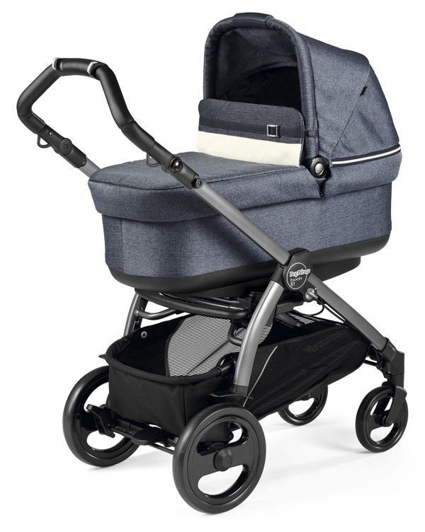 Коляска для новорожденных Peg Perego Book 51 Navetta Pop Up (шасси White/Black) Luxe Mirage