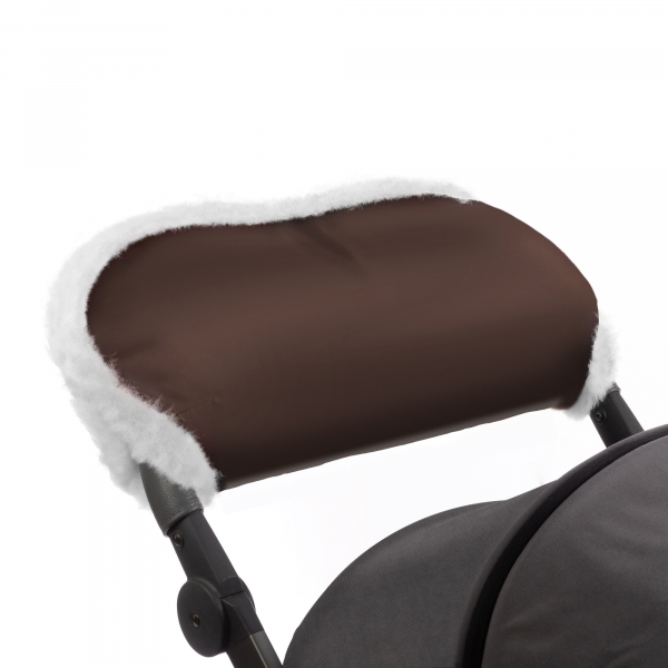 Муфта для рук на коляску Esspero Soft Fur Chocolat