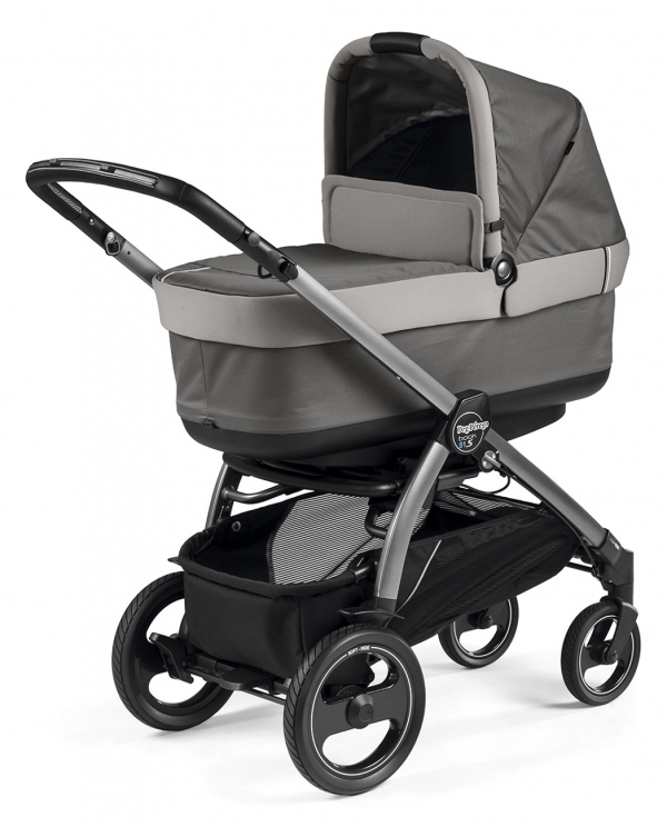 Коляска для новорожденных Peg Perego Book 51 S Pop-Up (шасси White/Black) Class Grey