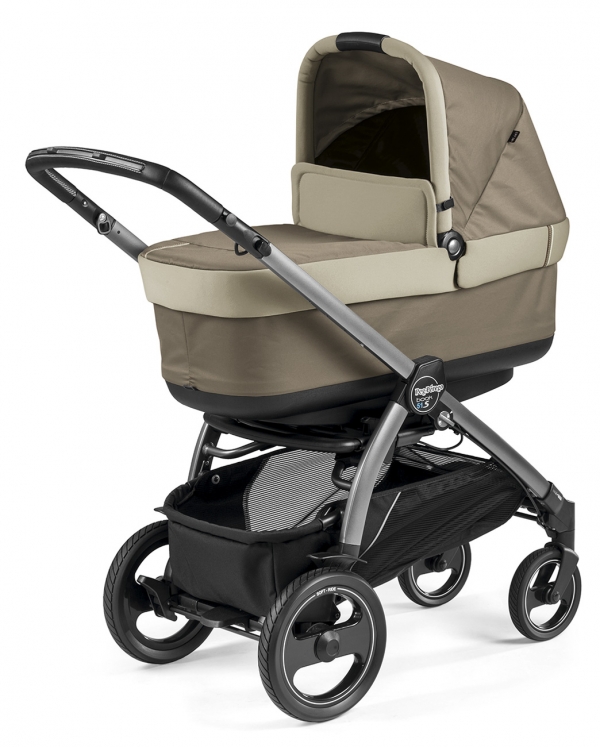 Коляска для новорожденных Peg Perego Book 51 S Pop-Up (шасси White/Black) Class Beige