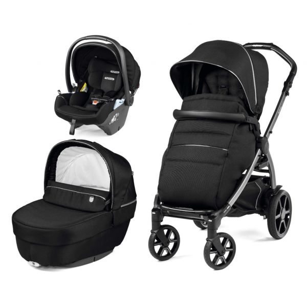 Коляска 3 в 1 Peg Perego Book Lounge Modular Black Shine