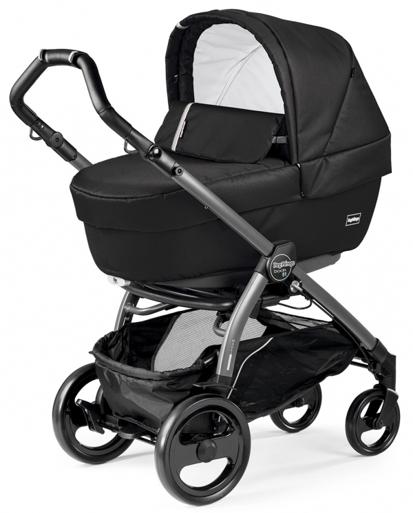 Коляска для новорожденных Peg Perego Book 51 Elite (шасси White/Black) Class Black