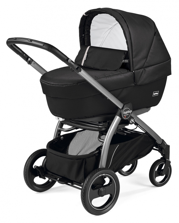 Коляска для новорожденных Peg Perego Book S Elite (шасси White/Black) Class Black