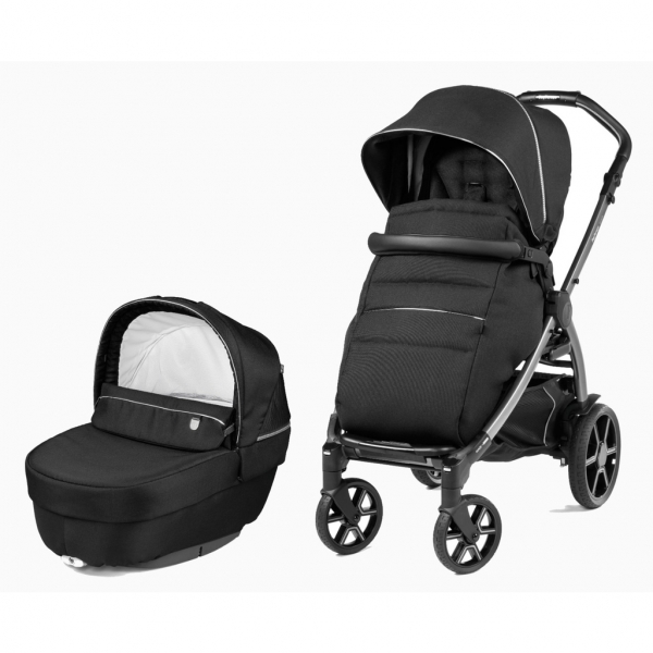 Коляска 2 в 1 Peg Perego Book Combo Elite Black Shine