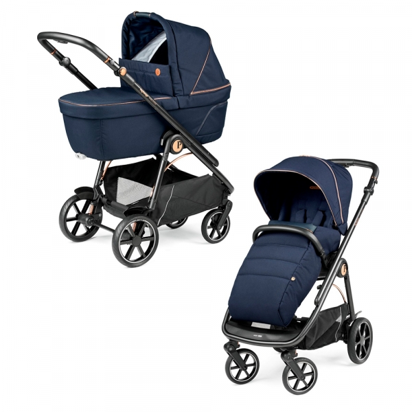 Коляска 2 в 1 Peg Perego Veloce Belvedere  Blue Shine