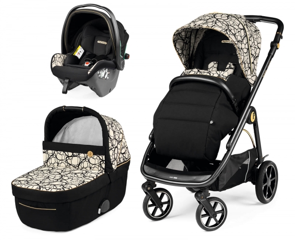 Коляска 3 в 1 Peg Perego Veloce SLK Modular Graphic Gold