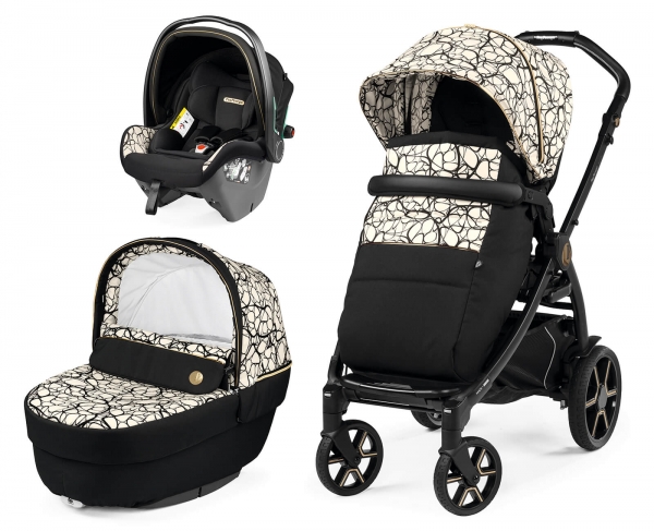 Коляска 3 в 1 Peg Perego Book SLK Modular Graphic Gold