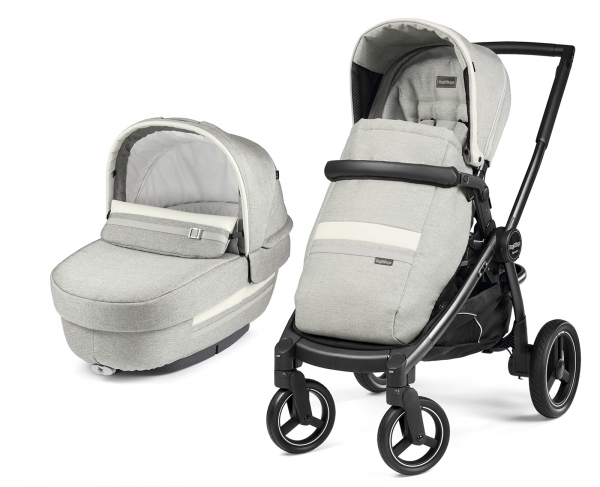 Коляска 2 в 1 Peg Perego Team Elite Combo Luxe Pure