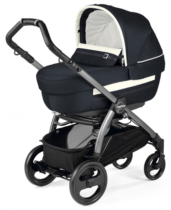 Коляска для новорожденных Peg Perego Book 51 Elite (шасси White/Black) Luxe Prestige